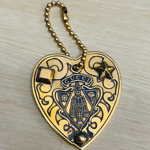 Vintage Gucci Pendant/Keychain Gold Tone - Picture 1 of 4